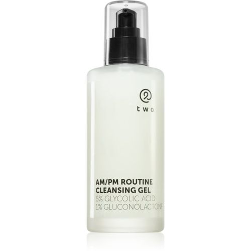 AM/PM Routine Cleansing gel detergente con AHA Acids 200 ml - two cosmetics - Modalova