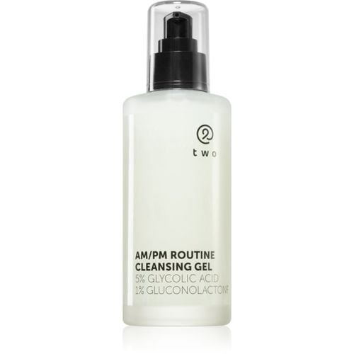 AM/PM Routine Cleansing gel limpiador con AHA ácidos 200 ml - Two Cosmetics - Modalova