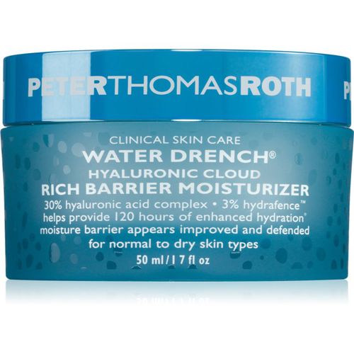 Water Drench Hyaluronic Cloud Rich Barrier Moisturizer crema hidratante enriquecida reparador de la barrera cutánea 50 ml - Peter Thomas Roth - Modalova