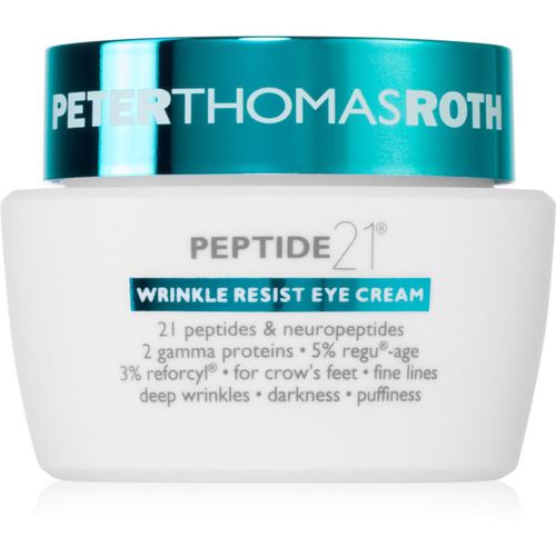 Peptide 21 Wrinkle Resist Eye Cream crema para contorno de ojos antiarrugas 15 ml - Peter Thomas Roth - Modalova