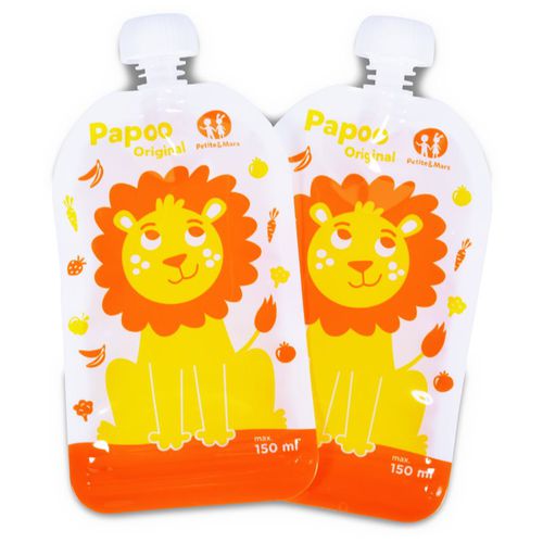 Papoo tasca per gli alimenti Lion 6x150 ml - Petite&Mars - Modalova