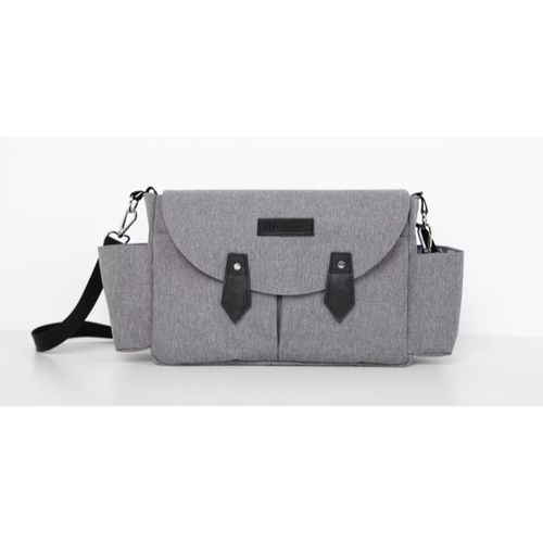 Sara Grey Black borsa per il cambio del pannolino 40 x 23 x 10 cm 1 pz - Petite&Mars - Modalova