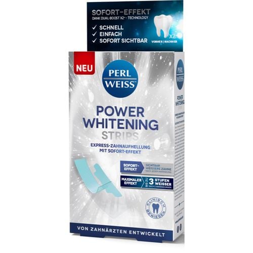 Power Whitening Strips strisce sbiancanti per i denti 5x2 pz - Perl Weiss - Modalova