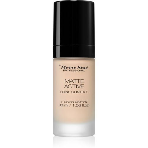 Professional Matte Active fondotinta opacizzante colore 02 Porcelain 30 ml - Pierre René - Modalova