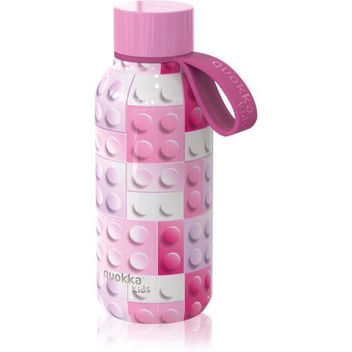 Solid Kids Thermoflasche mit Schlaufe zum Aufhängen Pink Bricks 330 ml - Quokka - Modalova