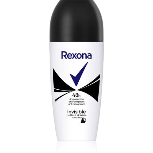 Invisible on Black + White Clothes antitranspirante con bola 48h 50 ml - Rexona - Modalova