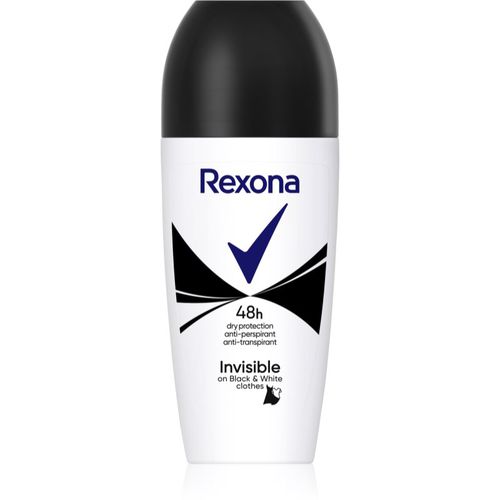 Invisible on Black + White Clothes antitraspirante roll-on 48 ore 50 ml - Rexona - Modalova