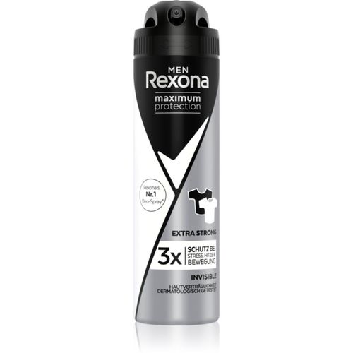 Maximum Protection Invisible Antiperspirant gegen übermäßiges Schwitzen für Herren Extra Strong 150 ml - Rexona - Modalova