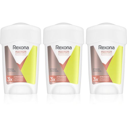 Maximum Protection Stress Control crema antitraspirante er ridurre la sudorazione eccessiva(confezione conveniente) - Rexona - Modalova