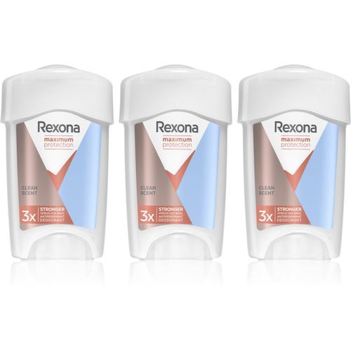 Maximum Protection Clean Scent crema antitraspirante er ridurre la sudorazione eccessiva (confezione conveniente) - Rexona - Modalova