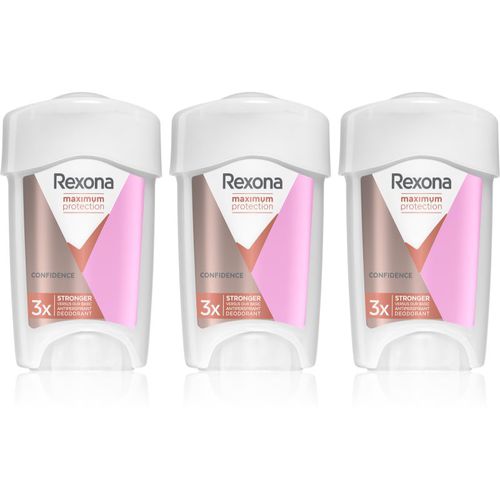 Maximum Protection Confidence antitranspirante en crema para reducir la transpiración formato ahorro - Rexona - Modalova