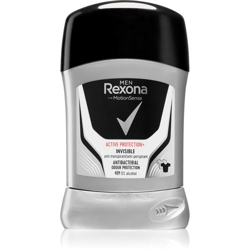 Active Protection+ Antiperspirant antitranspirante en barra para hombre Invisible 50 ml - Rexona - Modalova