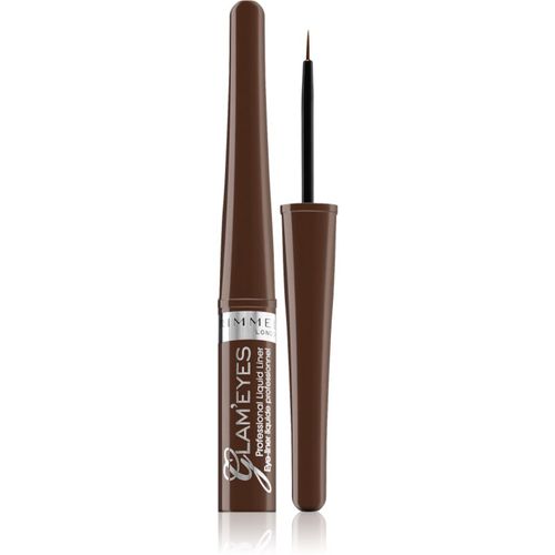 Glam' Eyes delineador líquido tono 002 Brown Velvet 3,5 ml - Rimmel - Modalova