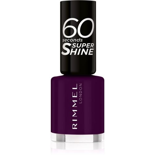 Seconds Super Shine smalto per unghie colore 345 Black Cherries 8 ml - Rimmel - Modalova