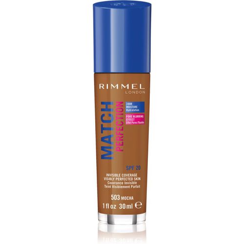 Match Perfection fondotinta liquido SPF 20 colore 503 Mocha 30 ml - Rimmel - Modalova