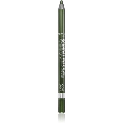 ScandalEyes Waterproof Kohl Kajal lápiz de ojos resistente al agua tono 006 Green 1,3 g - Rimmel - Modalova