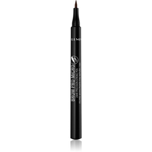 Brow Pro Micro matita per sopracciglia colore 004 Dark Brown 1 ml - Rimmel - Modalova