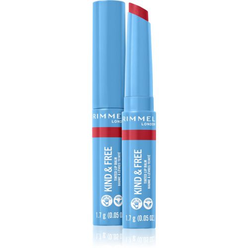 Kind & Free bálsamo labial con color tono 005 Turbo Red 1,7 g - Rimmel - Modalova