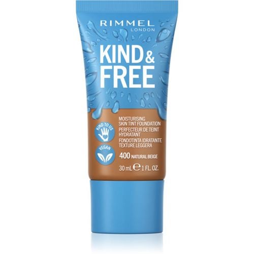 Kind & Free maquillaje hidratante ligera tono 400 Natural Beige 30 ml - Rimmel - Modalova