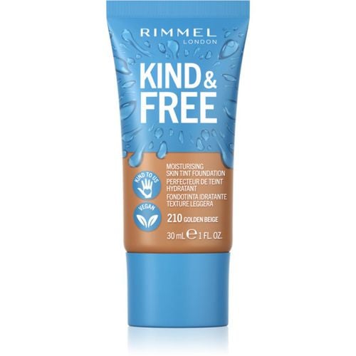 Kind & Free maquillaje hidratante ligera tono 210 Golden Beige 30 ml - Rimmel - Modalova