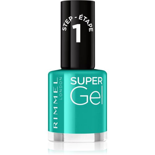 Super Gel smalto gel per unghie senza lampada UV/LED colore 098 Never Blue With You 12 ml - Rimmel - Modalova