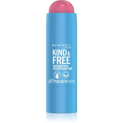 Kind & Free maquillaje multifuncional para ojos, labios y rostro tono 003 Pink Heat 5 g - Rimmel - Modalova