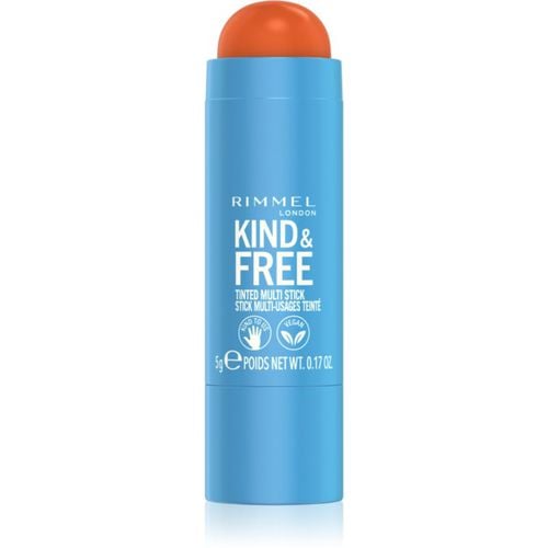 Kind & Free maquillaje multifuncional para ojos, labios y rostro tono 004 Tangerine Dream 5 g - Rimmel - Modalova