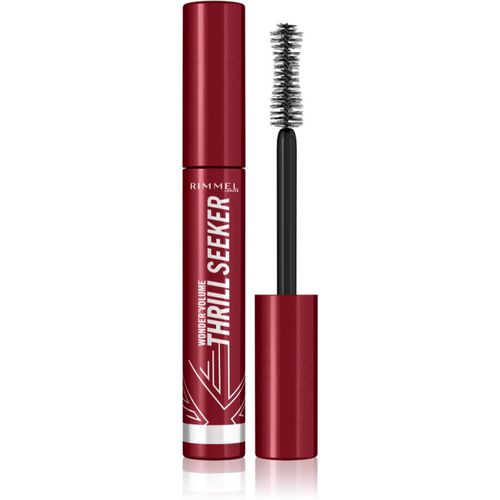 WonderVolume Thrill Seeker mascara per ciglia curve e voluminose colore Extreme Black 8 ml - Rimmel - Modalova