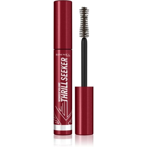 WonderVolume Thrill Seeker Volumen-Mascara für geschwungene Wimpern Farbton Black Brown 8 ml - Rimmel - Modalova