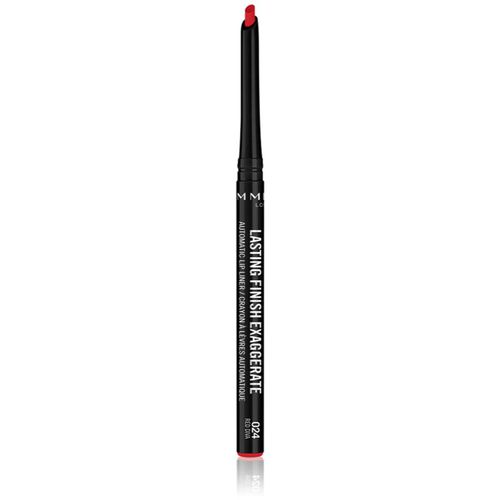 Lasting Finish Exaggerate matita automatica contorno labbra colore 024 Red Diva 0,25 g - Rimmel - Modalova