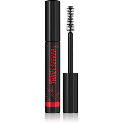 WonderVolume Thrill Seeker langlebiger Mascara für mehr Volumen Farbton Pitch Black 8 ml - Rimmel - Modalova