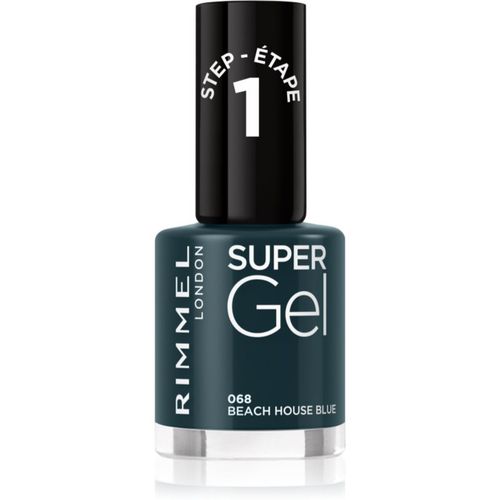 Super Gel esmalte para uñas en gel sin usar lámpara UV/LED tono 068 Beach House Blue 12 ml - Rimmel - Modalova