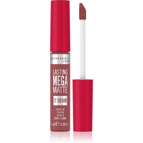 Lasting Mega Matte rossetto liquido leggero matte 16 ore colore Rose & Shine 7,4 ml - Rimmel - Modalova