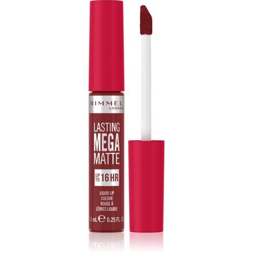 Lasting Mega Matte rossetto liquido leggero matte 16 ore colore Ruby Passion 7,4 ml - Rimmel - Modalova