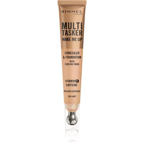 Multi-Tasker Wake Me Up base de maquillaje y corrector para iluminar la piel tono 30 Light 20 ml - Rimmel - Modalova