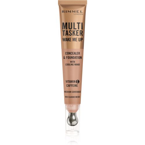 Multi-Tasker Wake Me Up base de maquillaje y corrector para iluminar la piel tono 55 Classic Beige 20 ml - Rimmel - Modalova