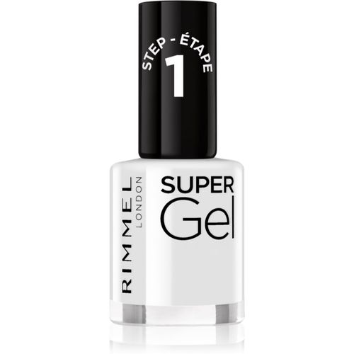 Super Gel esmalte para uñas en gel sin usar lámpara UV/LED tono 001 Basic B 12 ml - Rimmel - Modalova