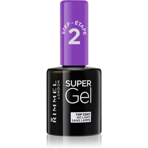 Super Gel Step 2 Glitter esmalte de uñas capa superior para dar un brillo deslumbrante 12 ml - Rimmel - Modalova