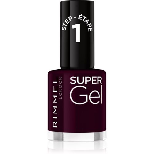 Super Gel esmalte para uñas en gel sin usar lámpara UV/LED tono 064 Plum Pudding 12 ml - Rimmel - Modalova