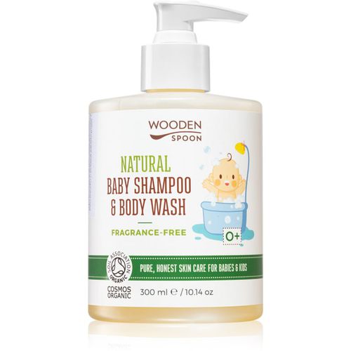 Natural champú y gel de ducha para niños sin perfume 300 ml - WoodenSpoon - Modalova