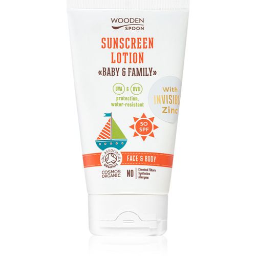 Baby & Family schützende Bräunungsmilch mit SPF 50 für die ganze Familie 150 ml - WoodenSpoon - Modalova