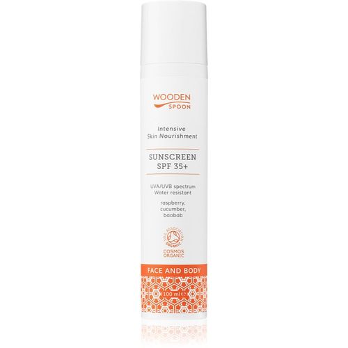 Skin Nourishment Sonnenlotion für Gesicht und Körper SPF 35 100 ml - WoodenSpoon - Modalova