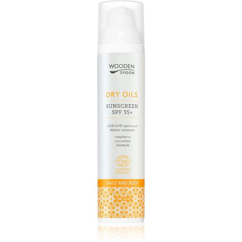 Dry Oils loción bronceadora para rostro y cuerpo SPF 35 100 ml - WoodenSpoon - Modalova