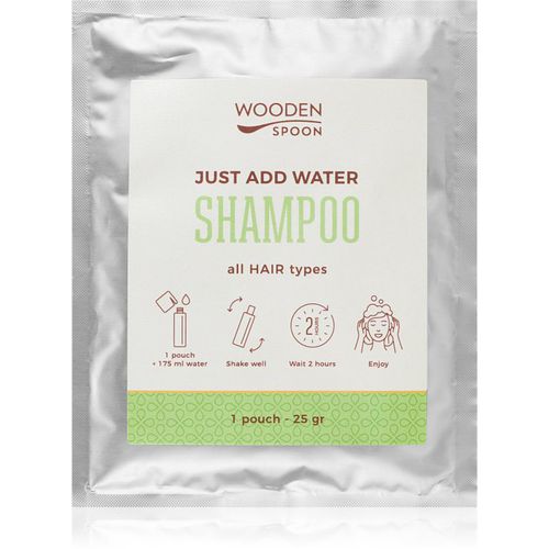 Just add water! champú natural para dar brillo y suavidad al cabello 25 g - WoodenSpoon - Modalova