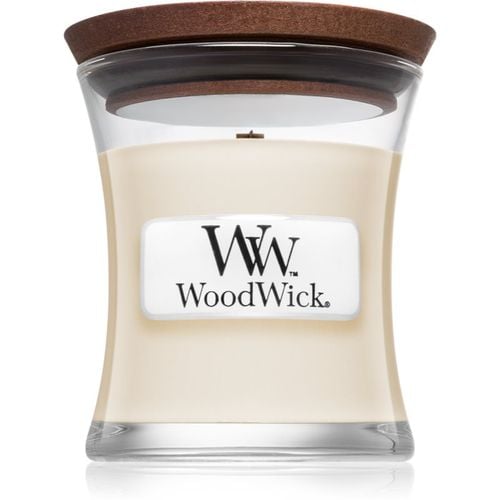 White Tea & Jasmine candela profumata con stoppino in legno 85 g - Woodwick - Modalova