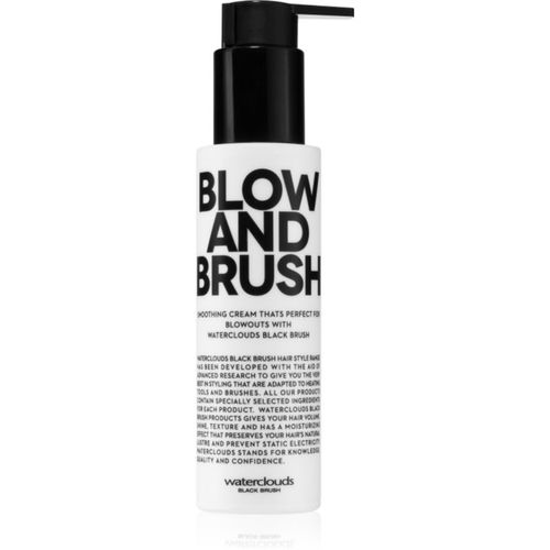 Blow and brush Smoothing Cream crema idratante per la termoprotezione dei capelli 100 ml - Waterclouds - Modalova