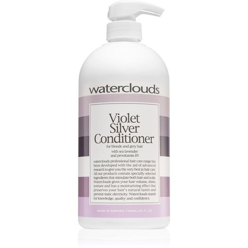 Violet Silver acondicionador para cabello rubio y canoso 1000 ml - Waterclouds - Modalova