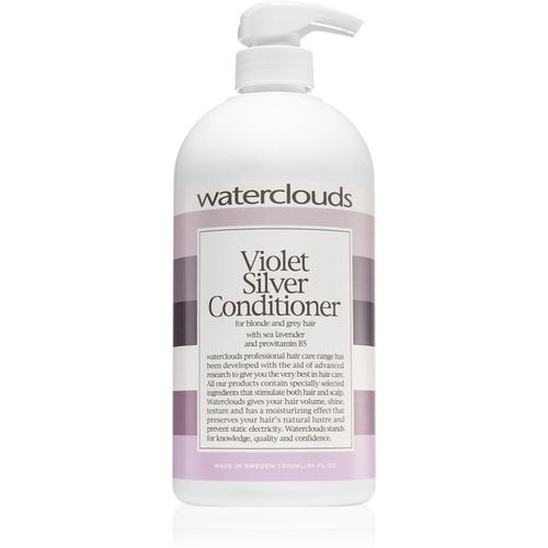 Violet Silver balsamo per capelli biondi e grigi 1000 ml - Waterclouds - Modalova