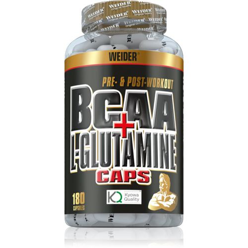 BCAA + L-Glutamine Förderung der richtigen Funktion des Organismus 180 KAP - Weider - Modalova