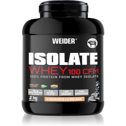 Isolate Whey 100 CFM Molkenisolat Geschmack Cookies & Cream 2000 g - Weider - Modalova